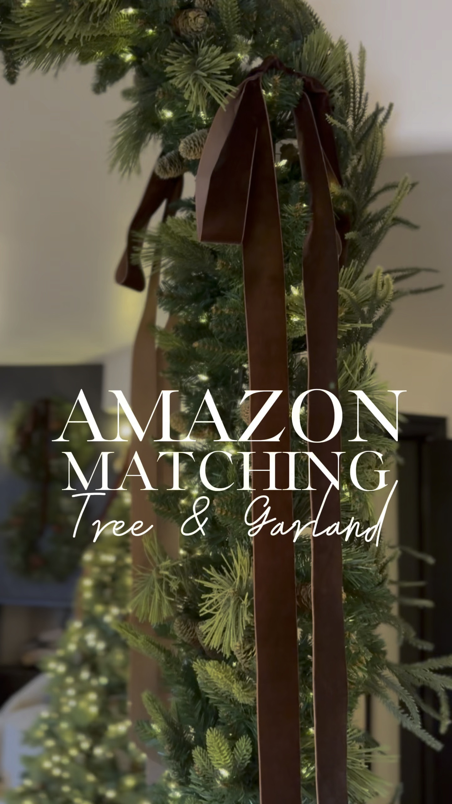 
I love these garlands mixed. 🌲❤️

I used two strands. I started with one strand of the pre-lit garland. Then took my other strand of garland and placed it right on the top and ran it down the side. 
I entwined the branches of the garland together to make it blend.

I used two small hooks at the top of my mirror to hang the garland. I have linked those for you here as well. I used two strands of garland,total. Per mirror. 

This pairs perfectly with my Matching Christmas tree 

Christmas Garland 
Amazon Garland 
Amazon Christmas Finds 
Amazon Christmas Tree 

#christmas2024 #christmasdecorideas #interiordesign #amazonhome #amazonfinds #amazongarland