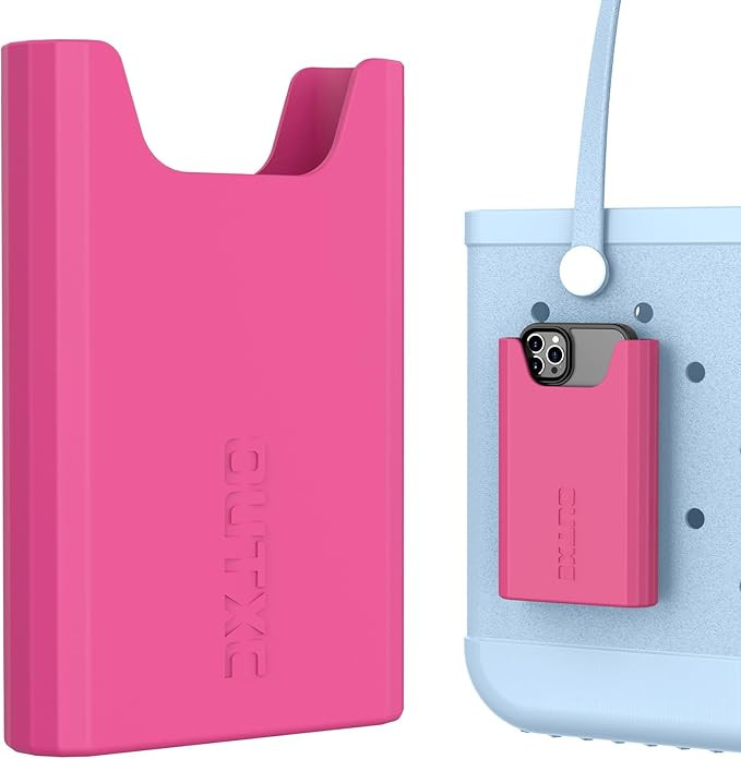 OUTXE Silicone Phone Holder for Bogg Bag, Phone Case Holder Charms Accessory Compatible with All ... | Amazon (US)