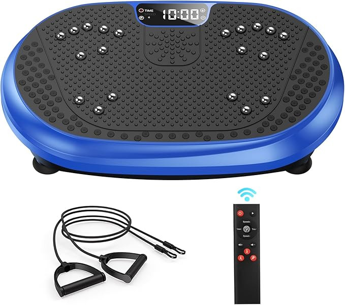 Vibration Plate Exercise Machine, Vibrating Fitness Platform for Lymphatic Drainage, Full Body Sh... | Amazon (US)
