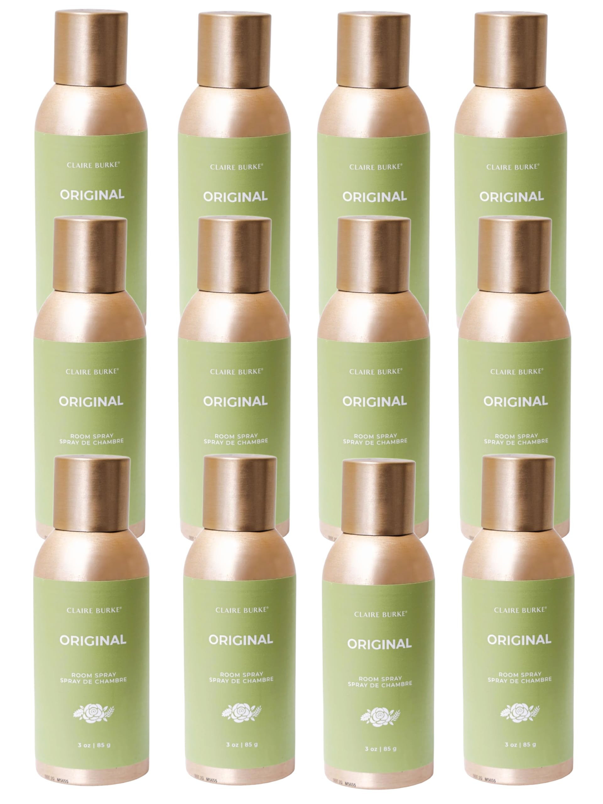 Claire Burke Original Room Spray 12-Pack, Air Freshener Sprays for Home, Set of 12, 3 oz each | Amazon (US)