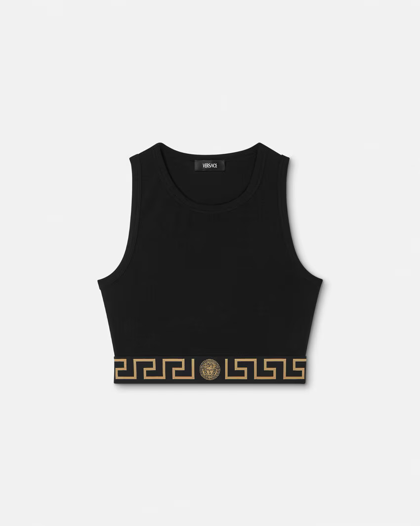 Greca Border Crop Top | Versace (US)