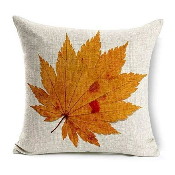 Coolmade Spring Leaves Decration Pillow Case, Nature Leaves Print Looks Like Falling Leaves on Co... | Walmart (US)