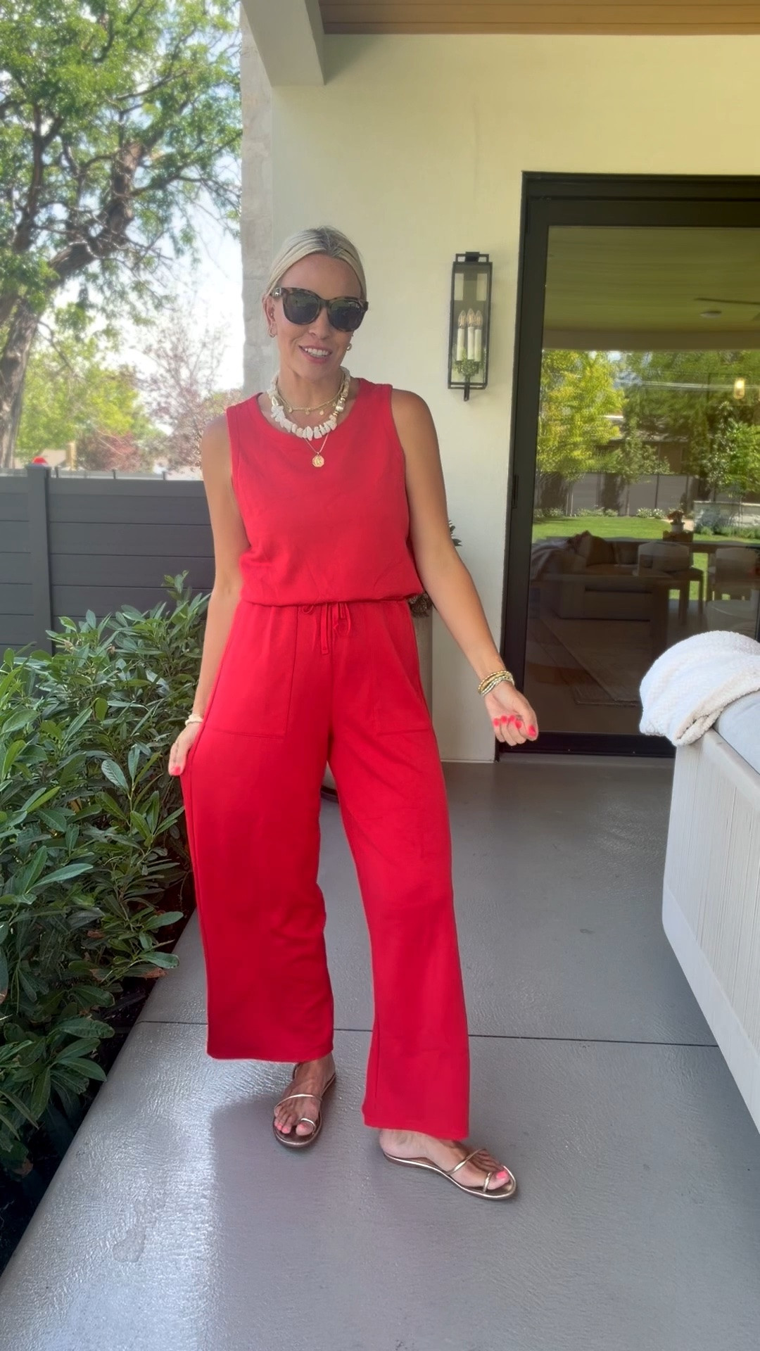 Here is that same jumpsuit in red! Size M

#LTKootd #LTKgrwm #LTKmomlife