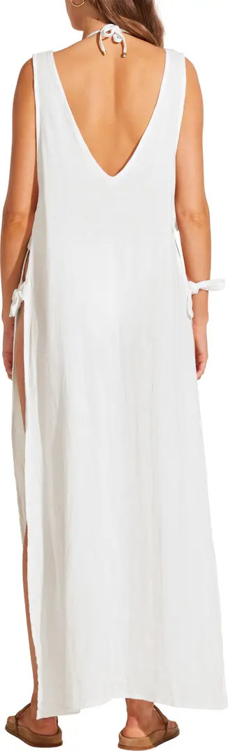 Riviera Linen & Cotton Cover-Up Dress | Nordstrom