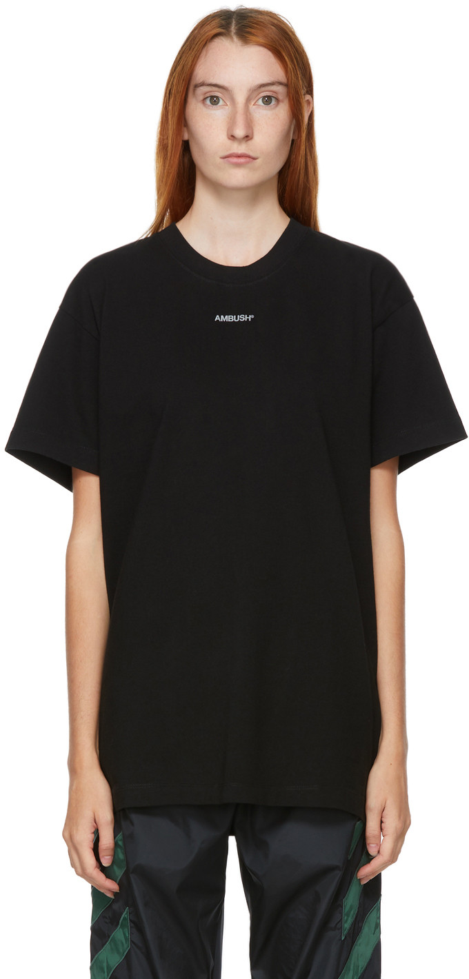黑色 XL Logo T 恤 | SSENSE