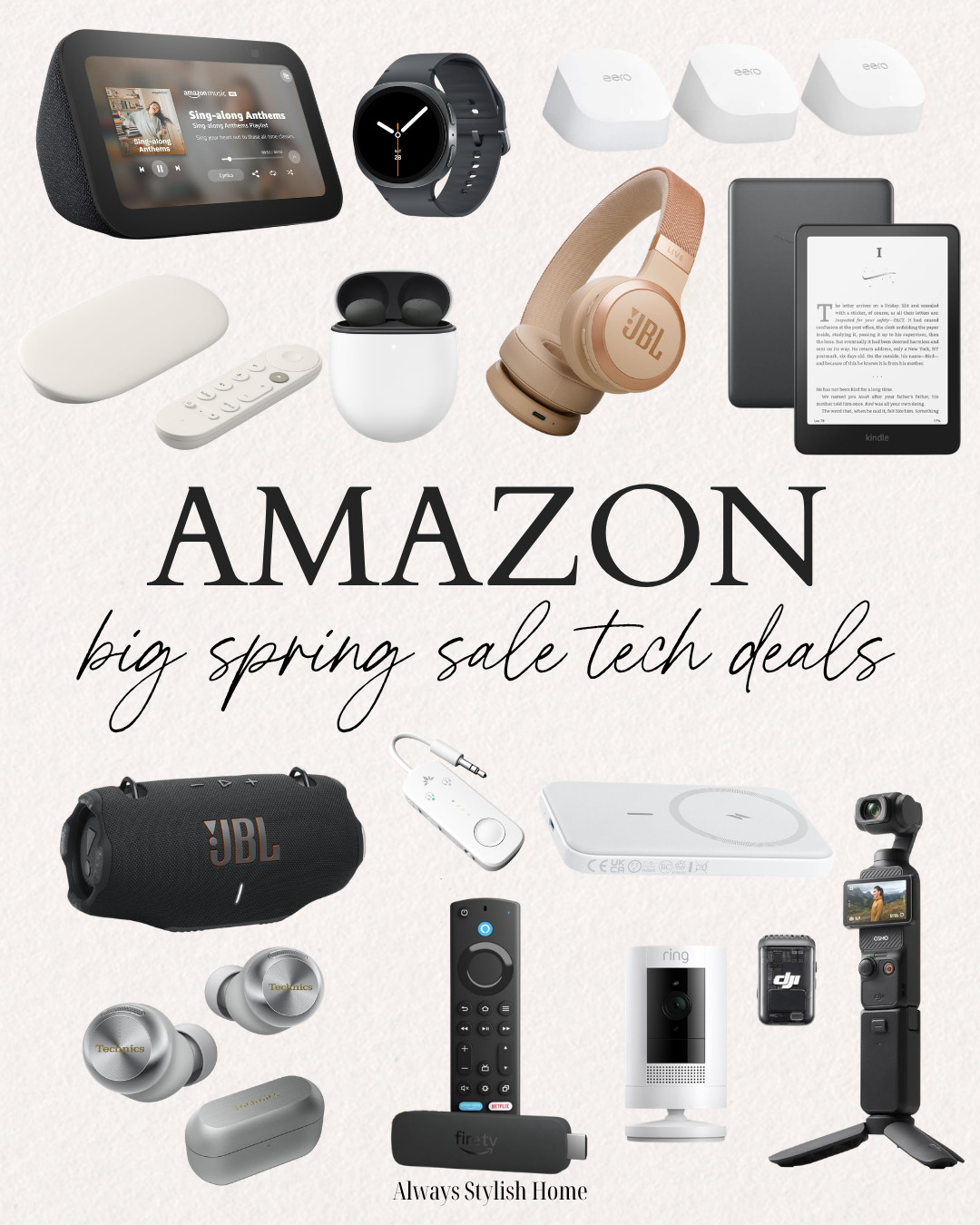 Amazon Tech Deals You Don’t Want to Miss 🔌✨ The Amazon Big Spring Sale is the perfect time to shop the best Amazon tech deals. From everyday electronics and smart home devices to must-have gadgets and accessories, these Amazon tech finds make life easier and more efficient. Whether you’re upgrading your space or grabbing practical essentials, these deals are too good to pass up.

#amazontechdeals #amazongadgets #amazondeals #techfinds #smarthomegadgets #amazonfavorites #electronicsdeals #techessentials #amazonhomefinds 

 #LTKHome #LTKSaleAlert #LTKTravel
