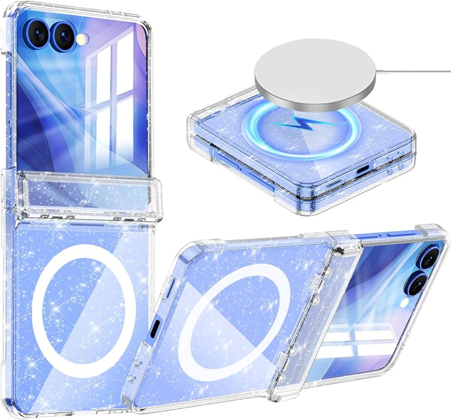 for Galaxy Z Flip 7 Case, [Compatible with MagSafe][Built-in Screen Protector][No Stand][Hinge Pr... | Amazon (US)