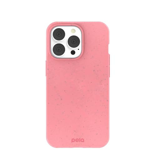 Pela - Phone Case for iPhone 13 Pro, Bubblegum Pink - Protective Cell Phone Cover - Eco Friendly Shield Compatible with iPhone 13 Pro | Amazon (US)