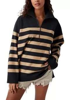 Coastal Stripe Pullover Top | Belk