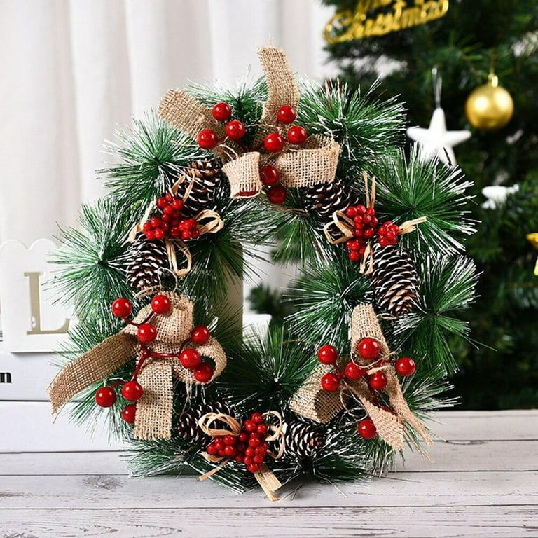 [Clearance sale!]Christmas Decoration Wreath Christmas Tree Decorations Wedding Wreaths Event Par... | Walmart (US)
