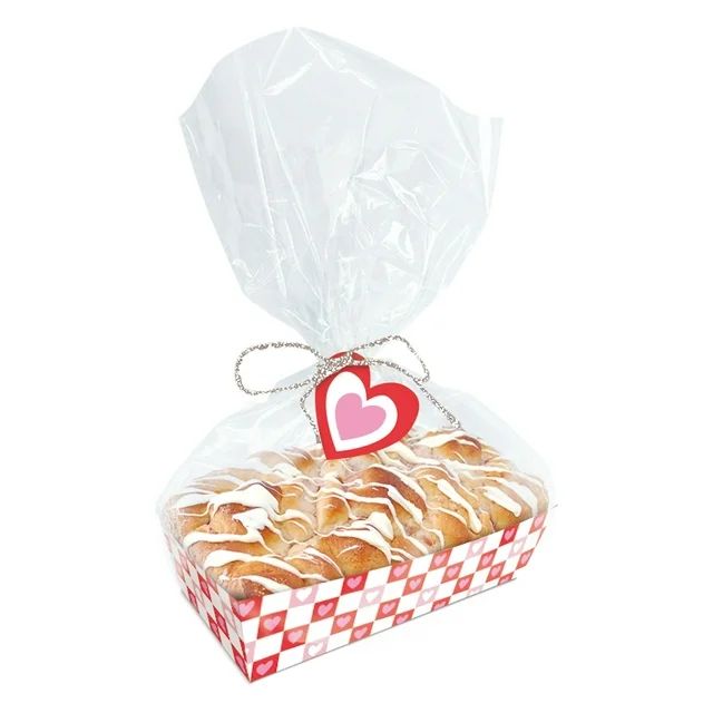 Valentine's Day Red, Pink & White Heart Checker Paper Party Favor Treat Kits, 6 Ct, Way To Celebr... | Walmart (US)