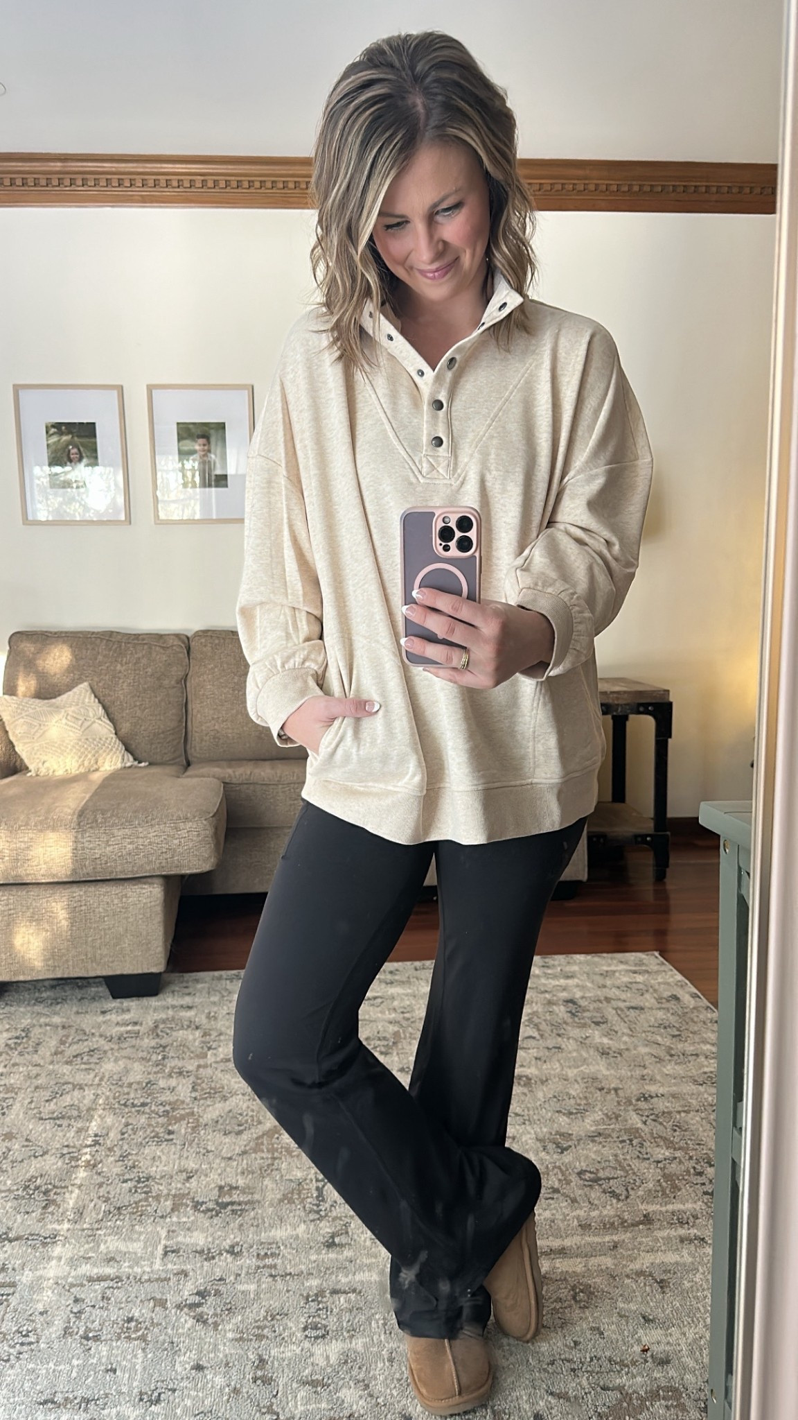 Walmart “Aerie” vibe button up pullover on sale for $11 and still in stock in a couple sizes! // I sized up to a XXL (sized up two) normally wear a large. 

#LTKSaleAlert #LTKMidsize #LTKootd