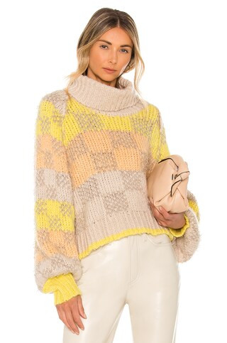 Free People Check Me Out Pullover in Macaroon from Revolve.com | Revolve Clothing (Global)