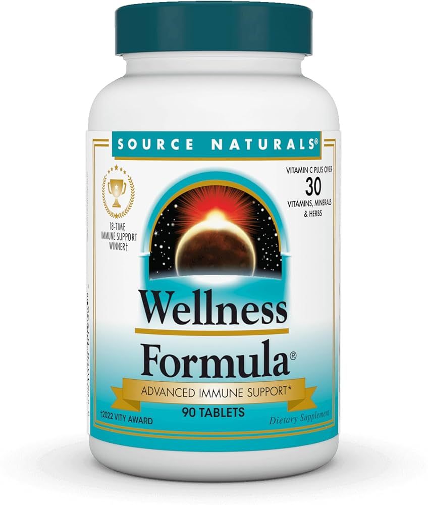 Source Naturals Wellness Formula Bio-Aligned Vitamins & Herbal Defense - Immune System Support Su... | Amazon (US)