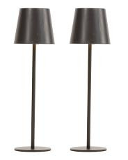 2pk 14in Modern Shade Tabletop Touch Lamps | TJ Maxx