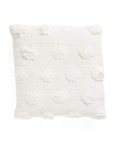 20x20 Textured Dot Pillow | TJ Maxx