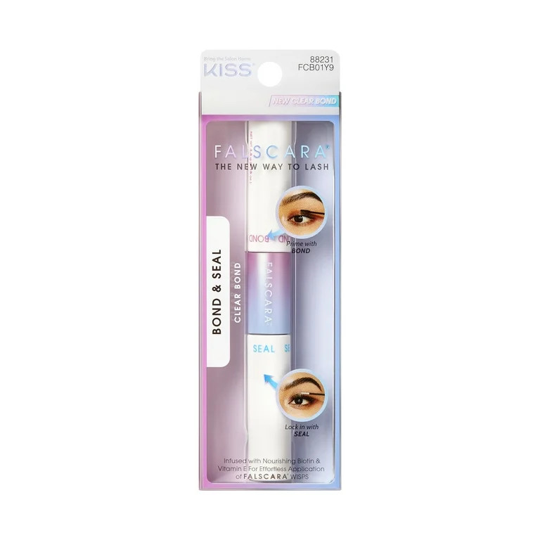Falscara false eyelash wisps bond & seal, net wt 9.0 g (0.29 oz.) - Clear | Walmart (US)