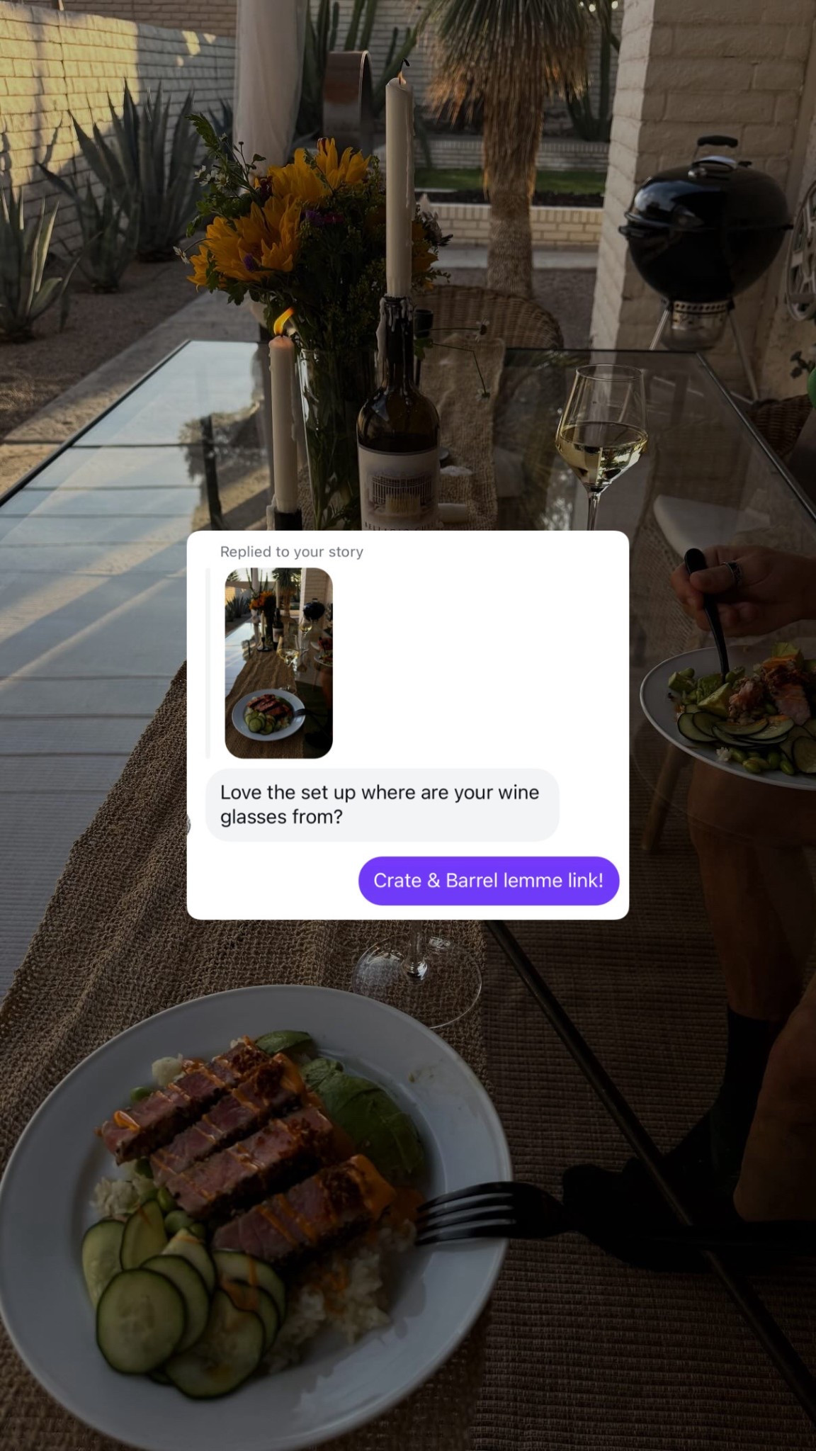 Table scape deets 🍷🍽️🕯️

#LTKSummerEdit #LTKStyleTip #LTKHome