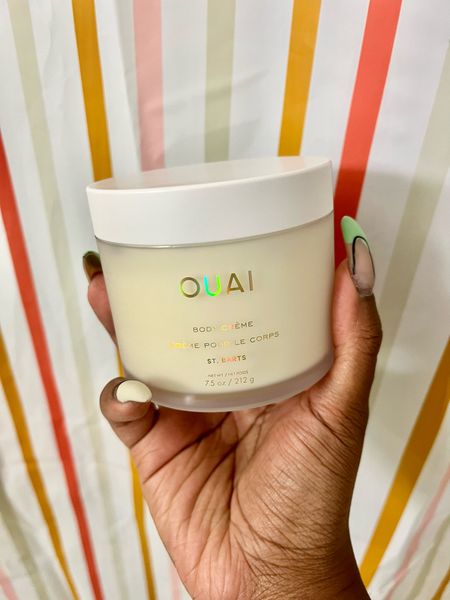 I bumped my head and bought the OUAI St. Barts Moisturizing Body Cream. It smells like if you like Piña coladas and getting caught in the rain. It’s sold out all over the place except Kohl’s. Run, don’t walk to get this moisturizer! 

I’ve included this products from Sephora and the OUAI website as well.

#LTKSeasonal #LTKbeauty #LTKFind