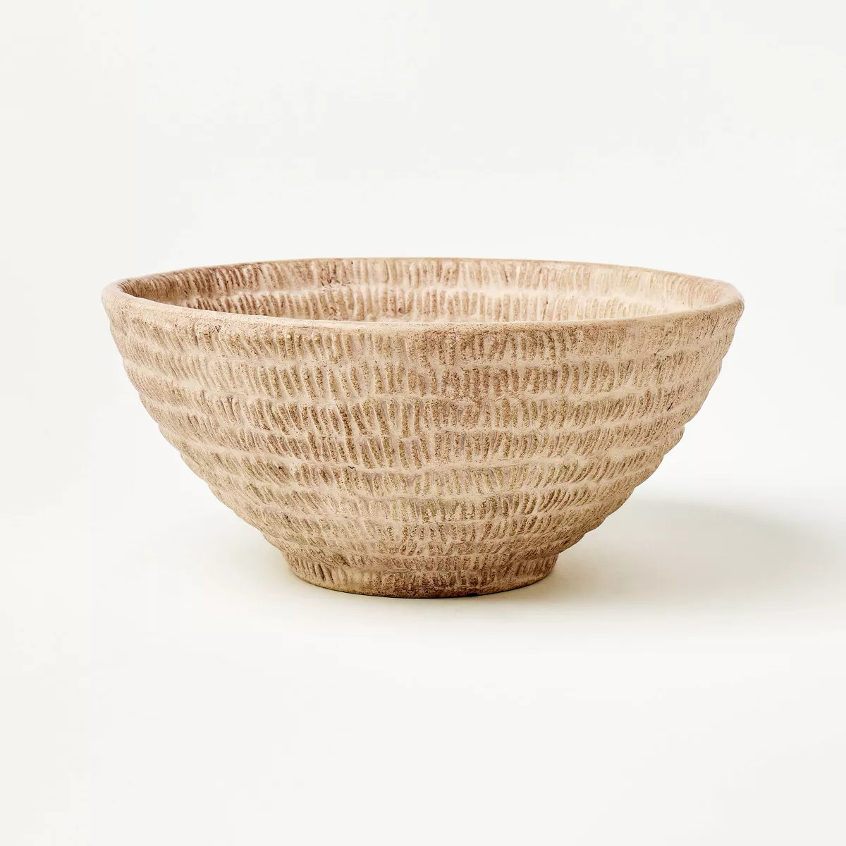 Ceramic Textured Bowl Brown - Threshold™ designed with Studio McGee | Target