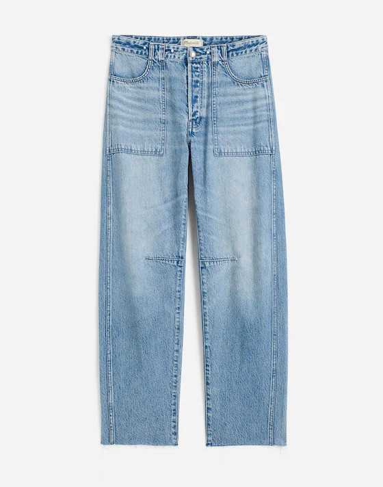 The Darted Barrel-Leg Jean | Madewell