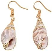 Beach Jewelry Summer Casual Seashell Conch Drop Dangle Earrings for Women | Amazon (US)