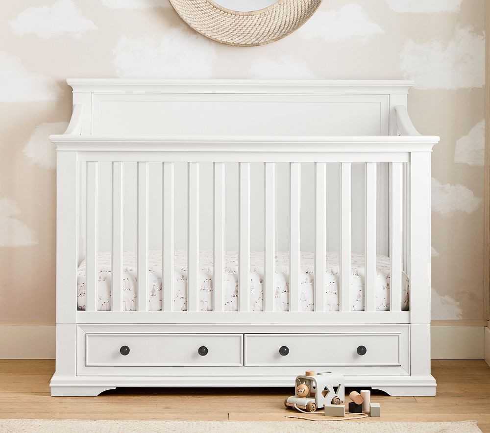 Larkin 4-in-1 Convertible Storage Crib | Pottery Barn Kids