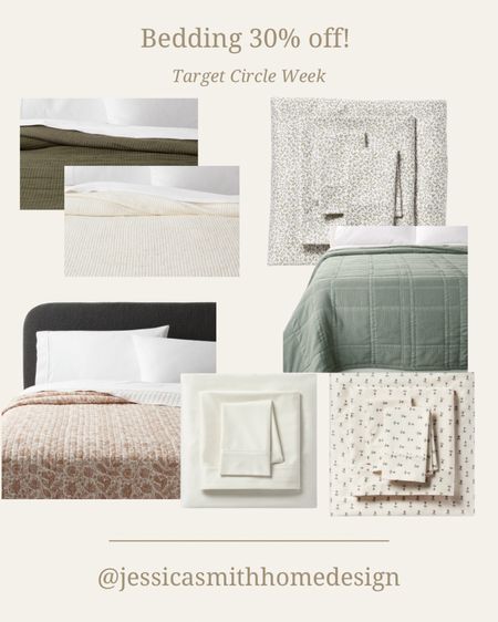 Quilts and sheet sets I love. 30% off for Target Circle Week! 

#LTKsalealert #LTKhome #LTKxTarget