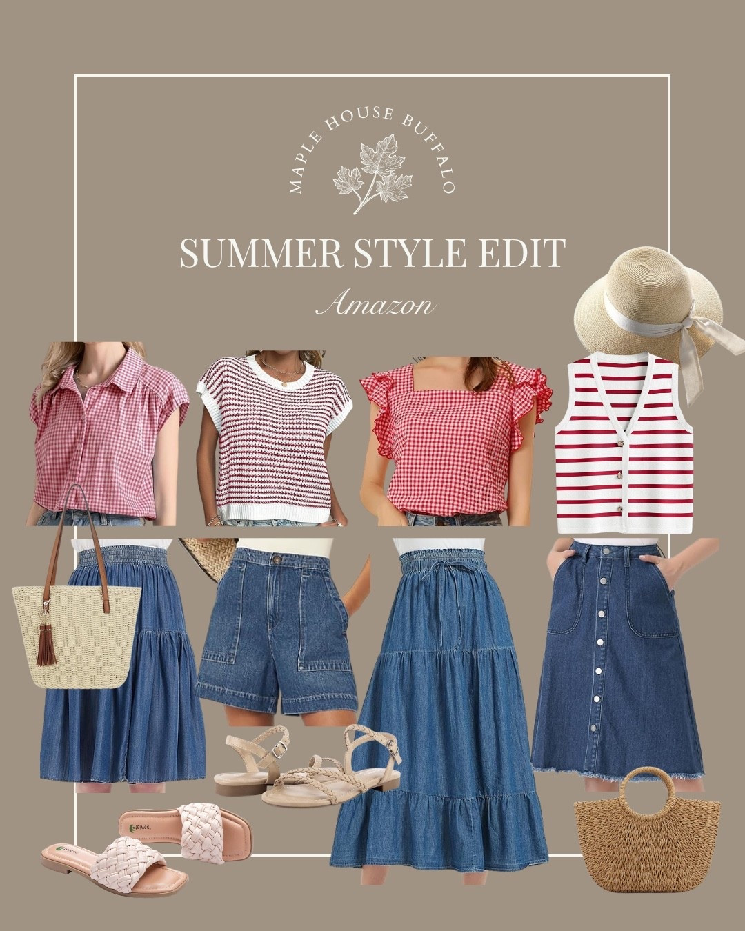 Summer outfits inspired by this season’s berry picking adventures!🍓

#LTKSummerEdit #LTKStyleTip #LTKFindsUnder50