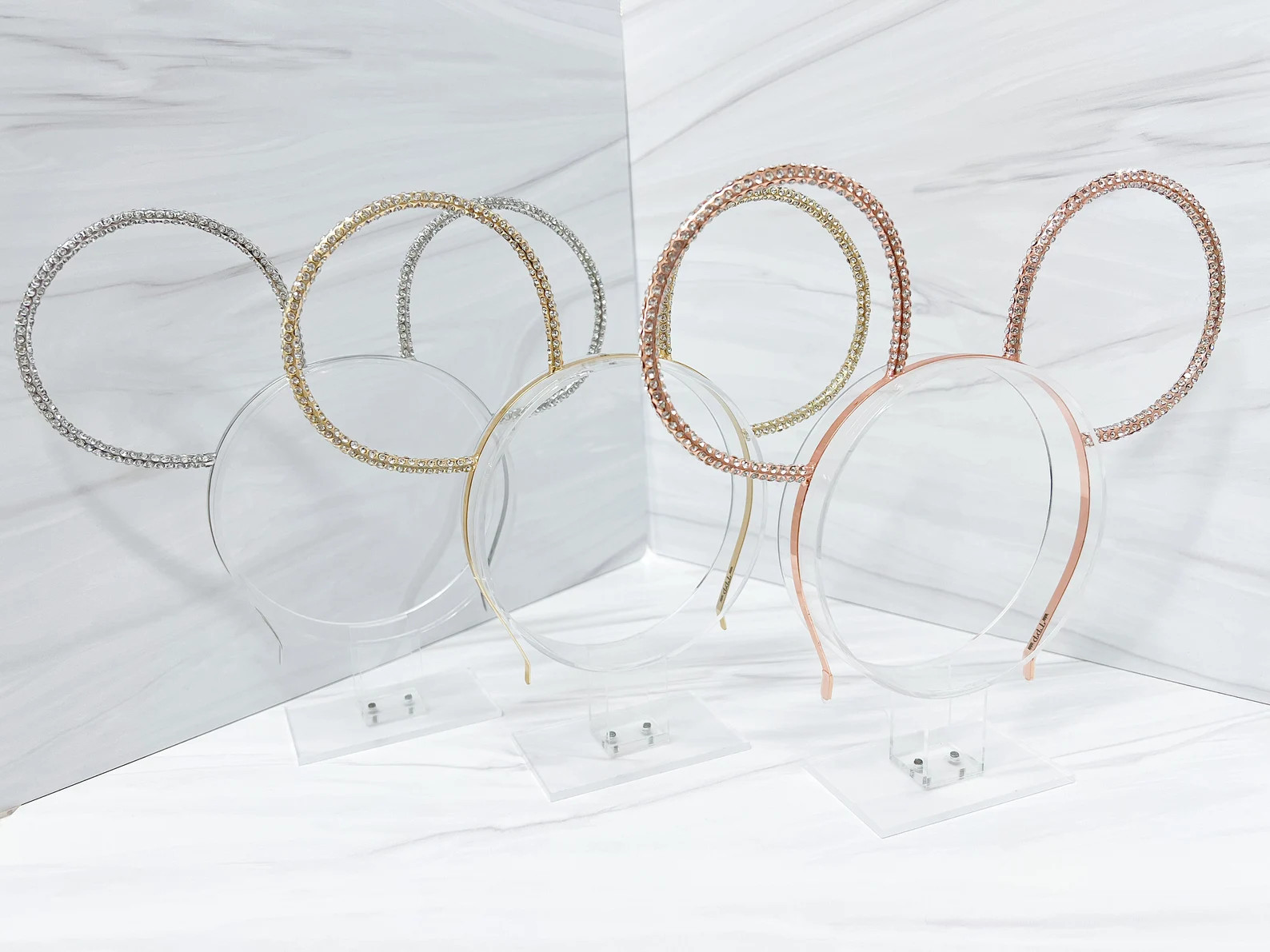 Bling Mouse Ears: Handcrafted With 700+ Sparkling Stones | Silver, Gold, or Rose Gold | Unique St... | Etsy (US)