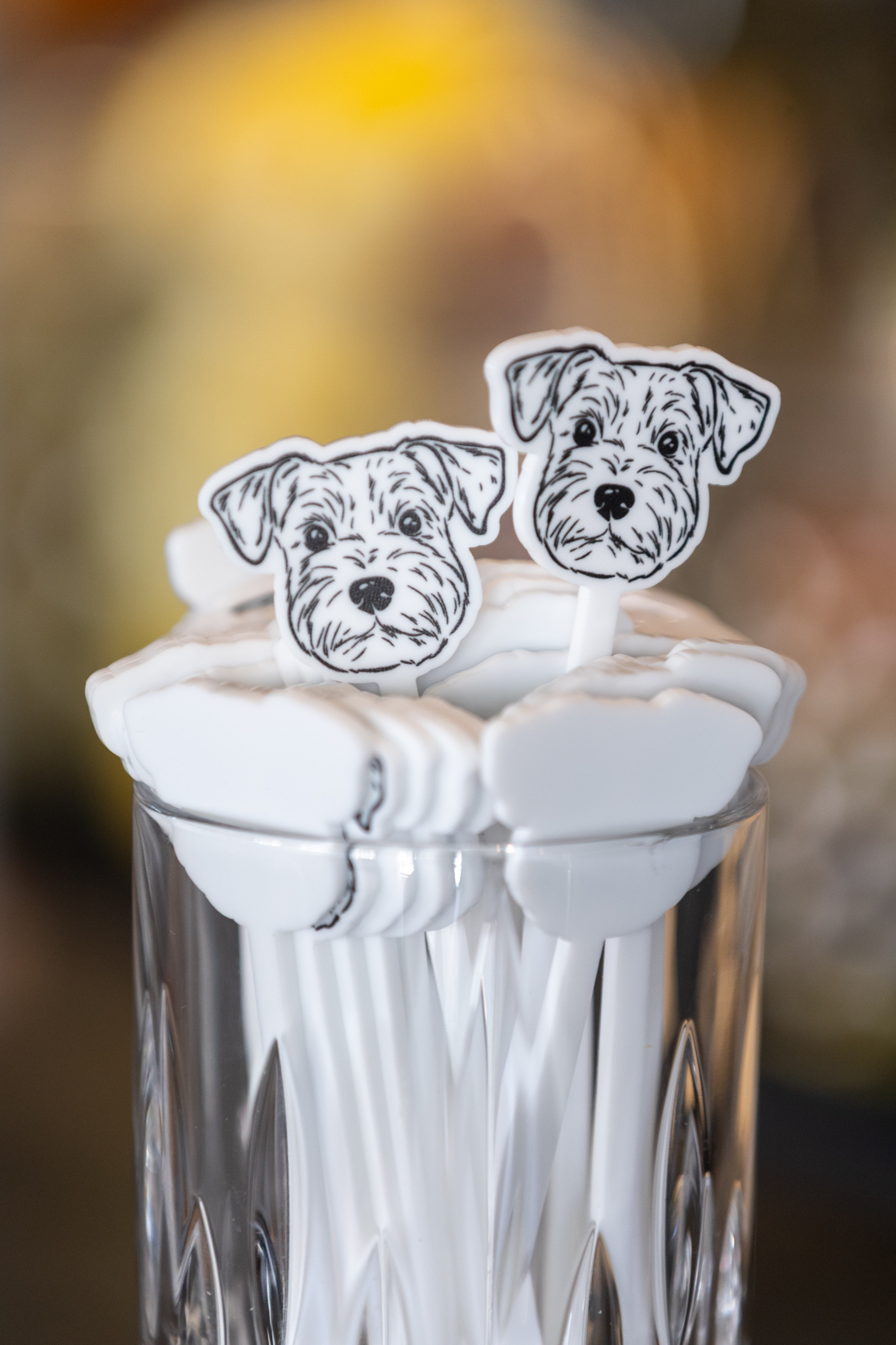 Custom dog stir sticks! The cutest personalized touch to any bar for your wedding 🐾

#LTKWedding