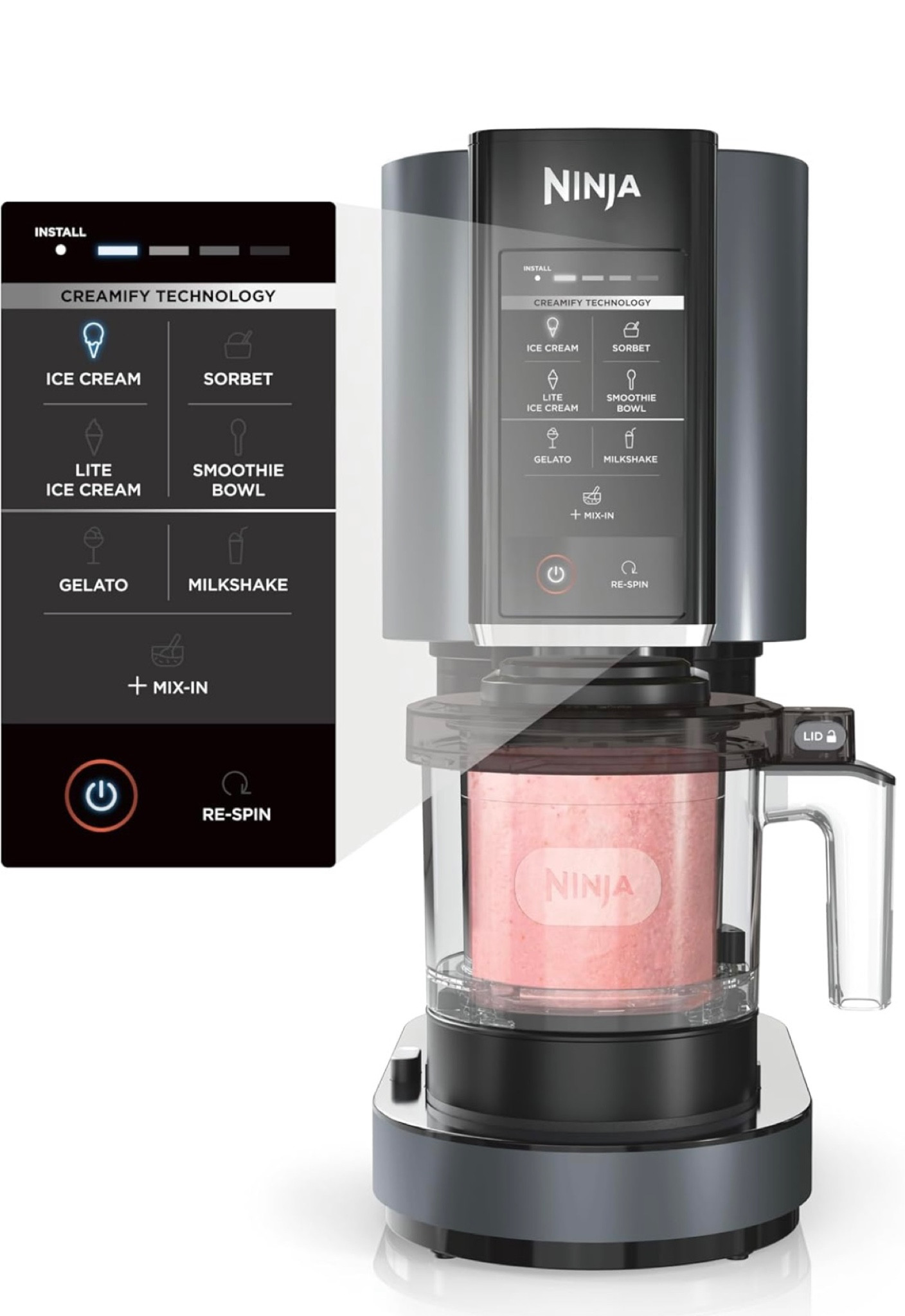 PRIME BIG DEAL

Ninja CREAMi, Ice Cream Maker, Ice Cream, Gelato, Sorbet ,Milkshakes, Mix-ins, Smoothie Bowls & More

#LTKxPrimeDay #LTKGiftGuide #LTKHome