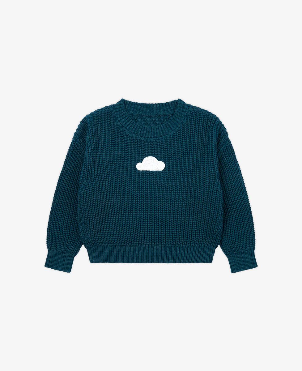 Oversized Knit Sweater - Cedar | Petite Revery