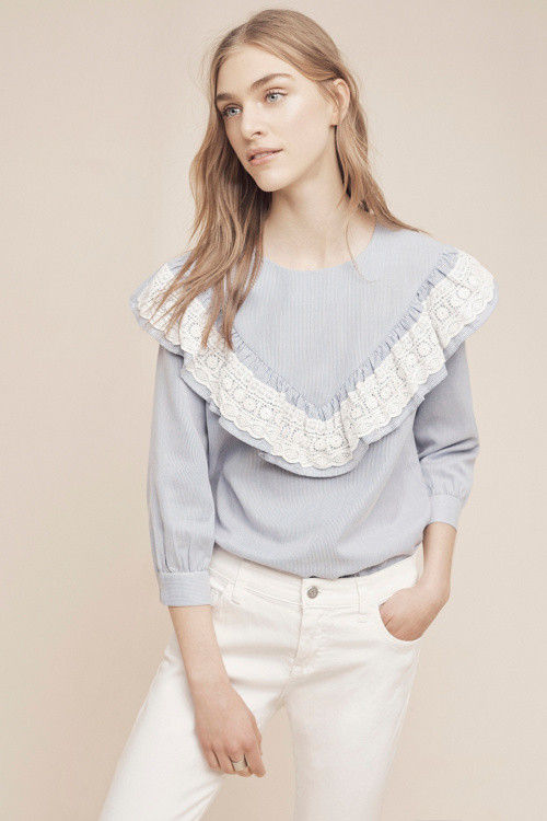 Kitterby Ruffle Top | Anthropologie (US)