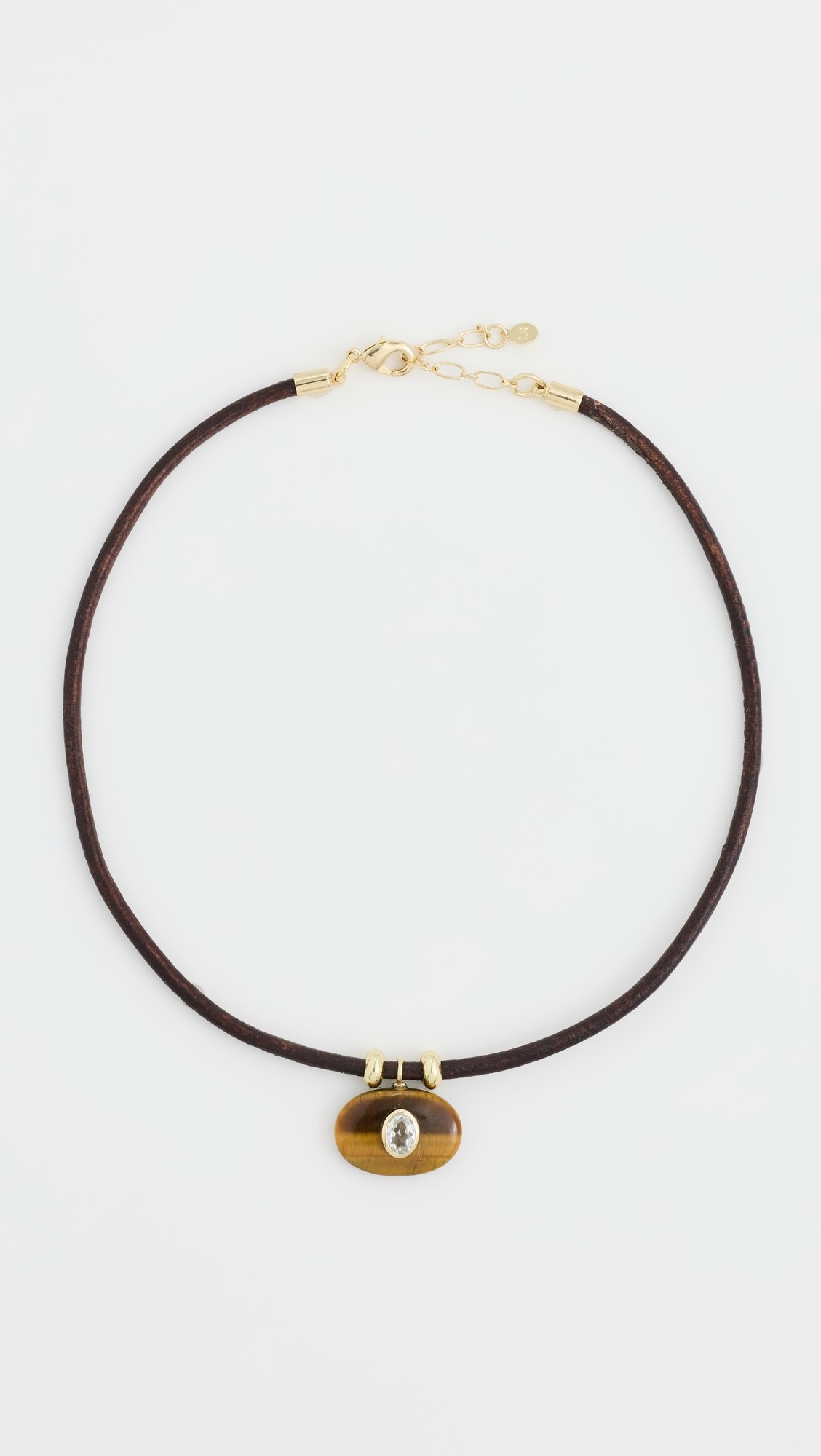 Tiger's Eye Horizontal Treasure Necklace | Shopbop