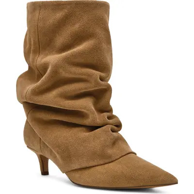 Steve Madden Lennox Pointed Toe Bootie in Umber Suede at Nordstrom, Size 7.5 | Nordstrom