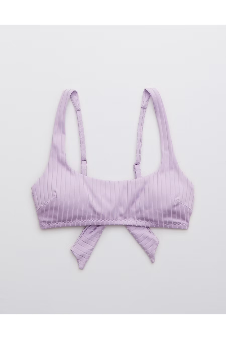 Aerie Ribbed Shine Tie Back Scoop Top | American Eagle Outfitters (US & CA)