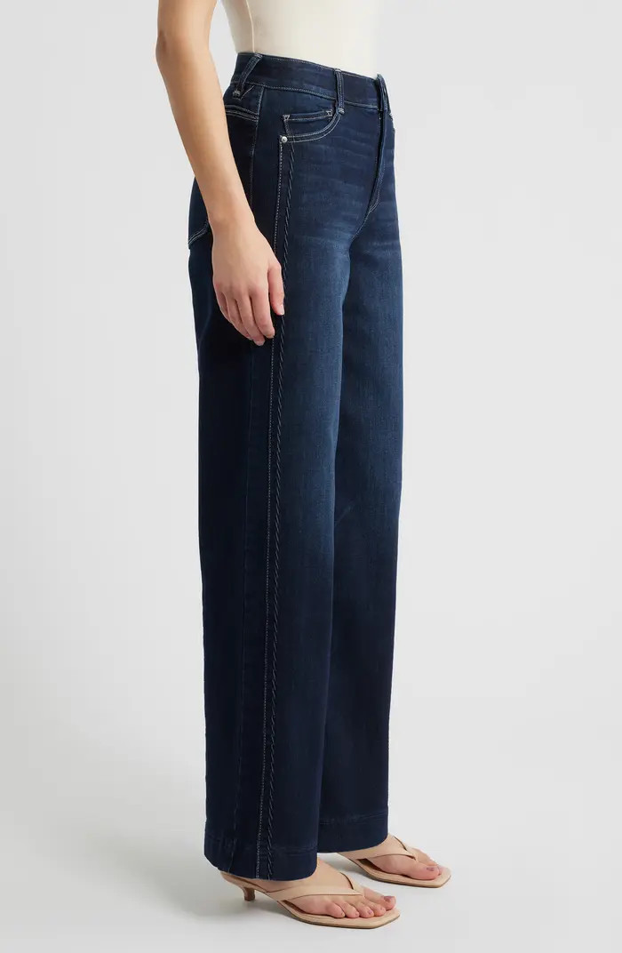 Gracie Skyrise Double Side Seam Wide Leg Jeans | Nordstrom