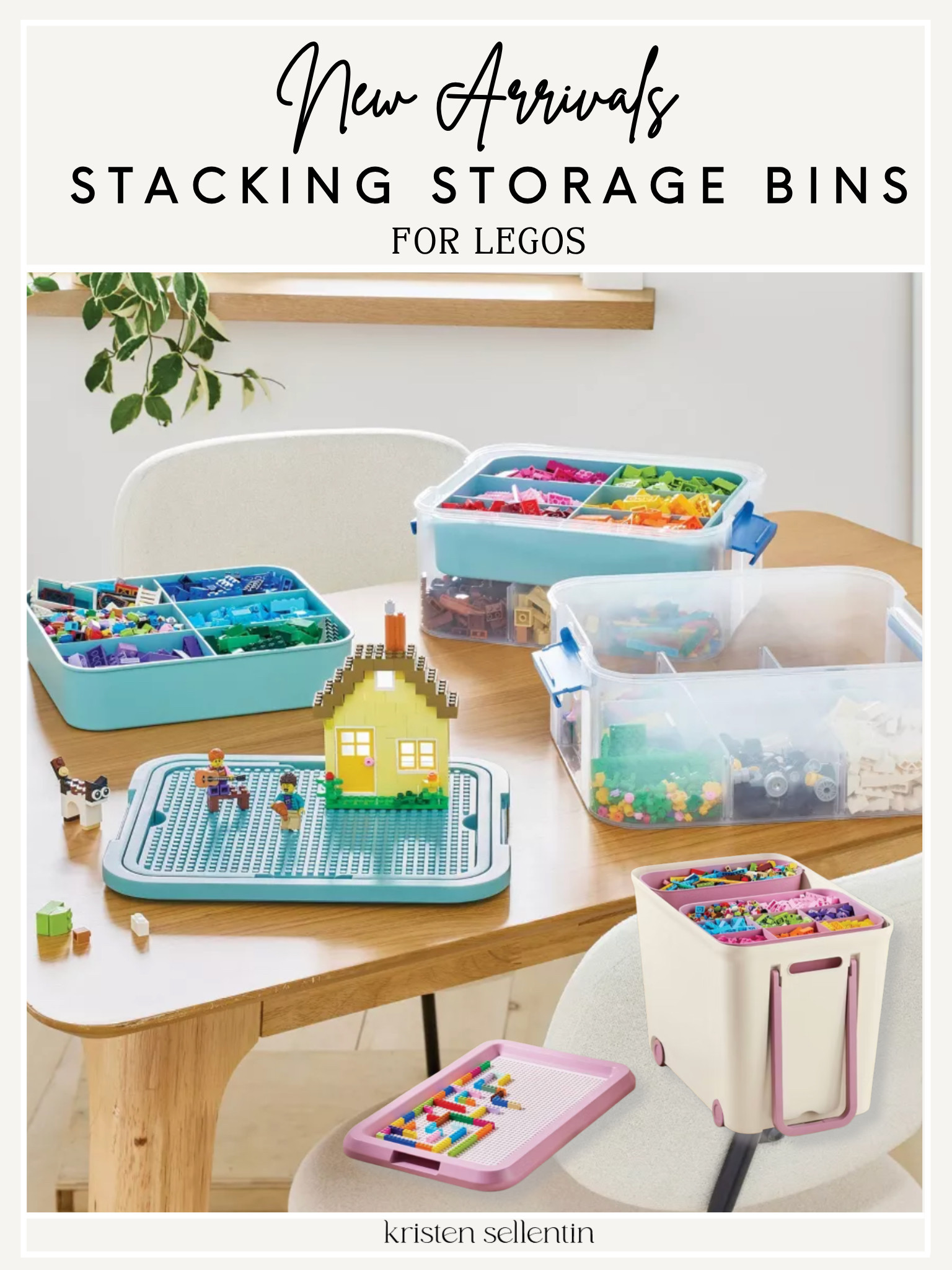 Stacking storage bin for legos! These bins are great for organizing and keeping all those legos in one place!

#LTKdayinmylife #LTKmomlife #LTKKids