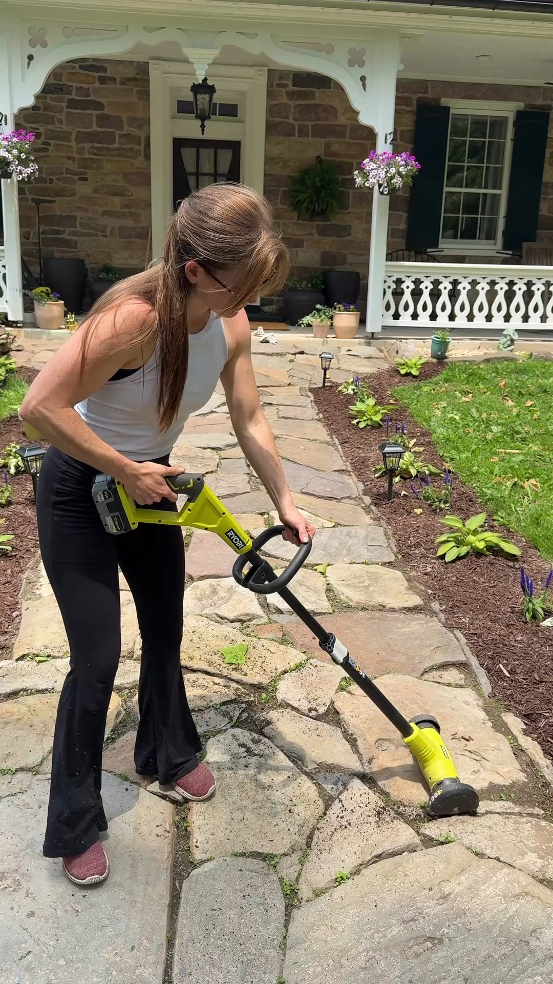 This is a great tool for you if you have stone pathways or patio pavers and need to get those pesky weeds between the stones. It's so satisfying. #Home #Garden #Landscaping #LandscapingTools #PaverTool.

#LTKHome #LTKActive #LTKU