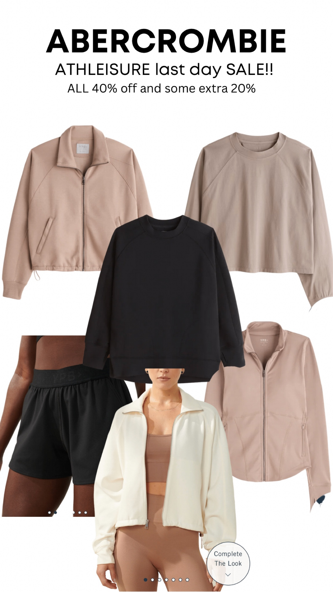 abercrombie LAST DAY athleisure sale! abercrombie, athleisure, abercrombie sale, abercrombie workout, abercrombie yoga, workout, gym, gym look, fitness inspo, gym shorts, full zip ups, long sleeve zip ups, cropped zip ups, long sleeve free neck, cropped crew neck, abercrombie style 

#LTKunder50 #LTKFind #LTKfit