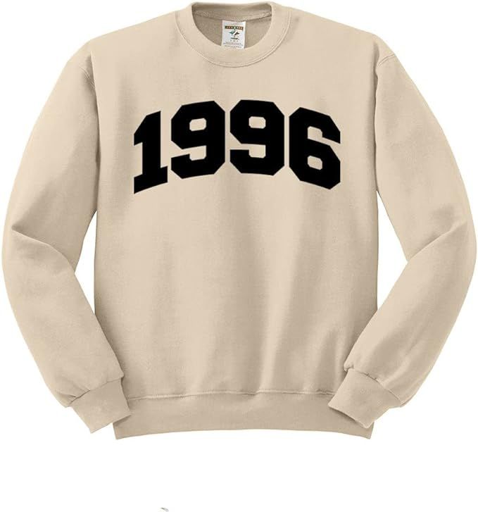 TeesAndTankYou 1996 College Style Sweatshirt Unisex | Amazon (US)