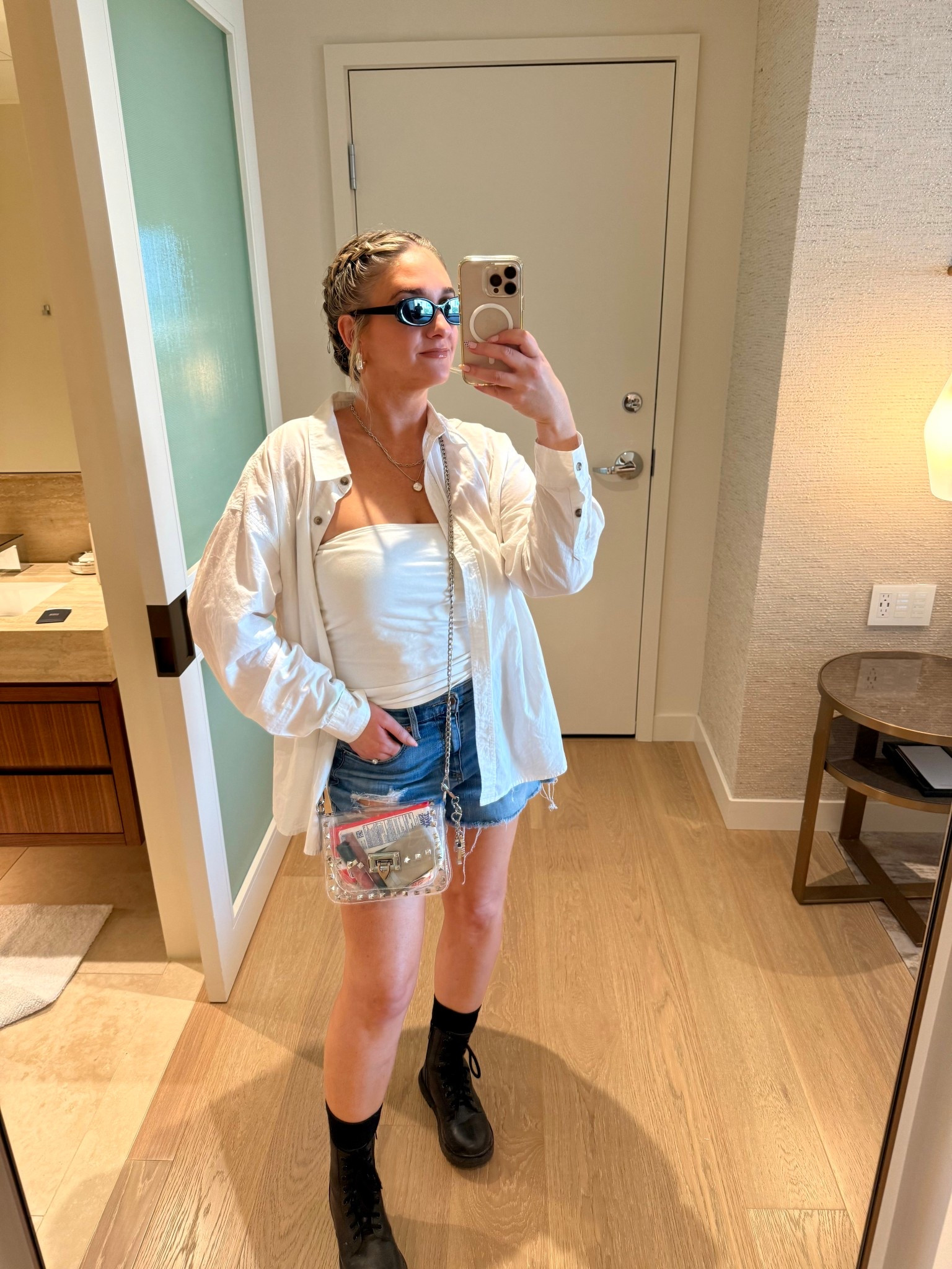 Lollapalooza outfit - tube top is a large and boots run true to size  

#LTKSeasonal #LTKParties #LTKStyleTip