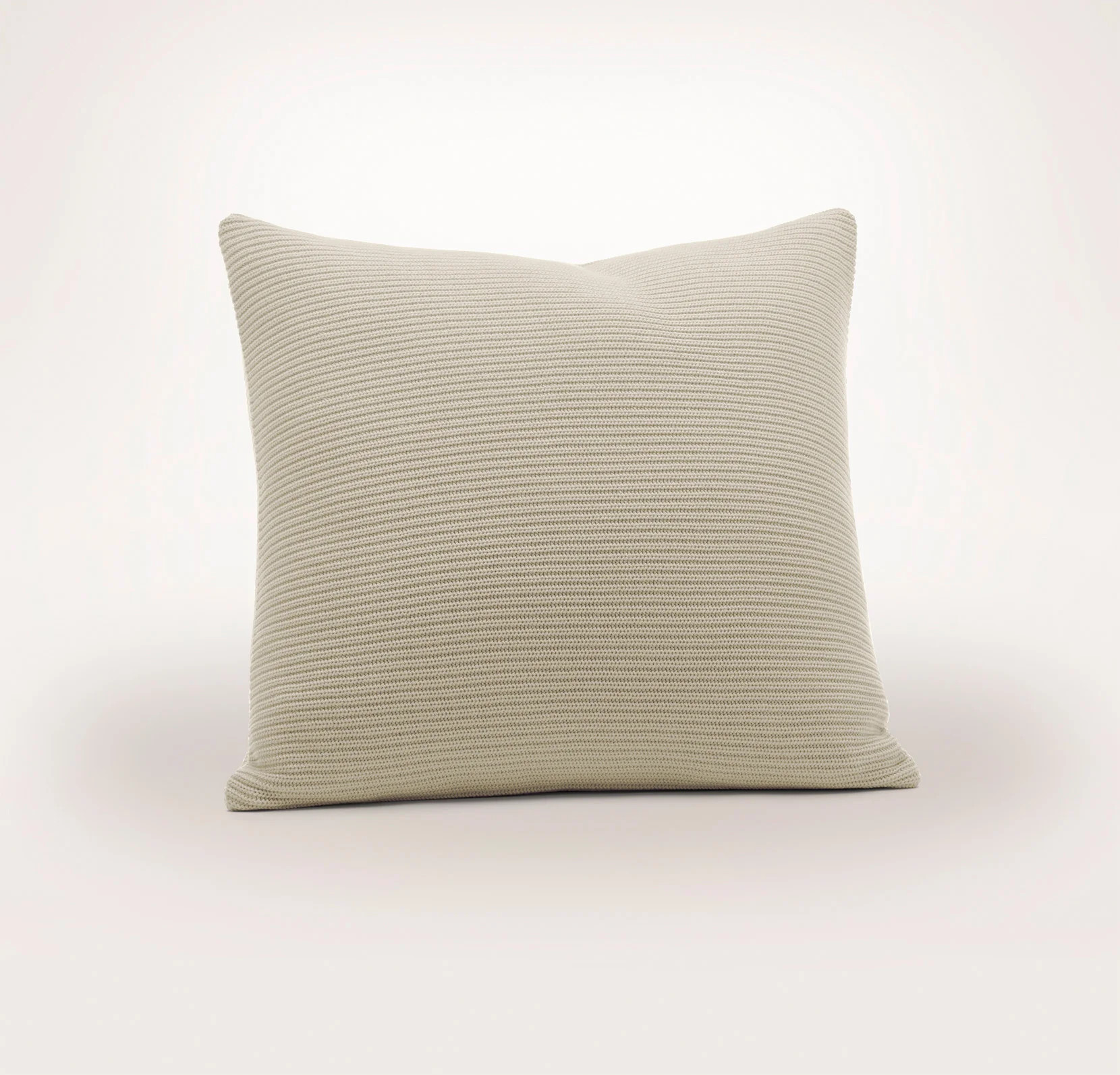 Ribbed Knit Euro Sham | Textured Bedding Accent | Boll & Branch | Boll & Branch