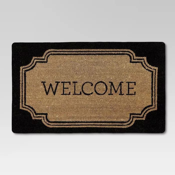 1'6"x2'6" Welcome Coir Doormat - Threshold™ | Target