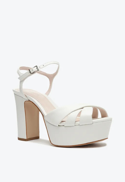 Schutzsandália branca schutz carrie couro | ZZ Mall (BR)