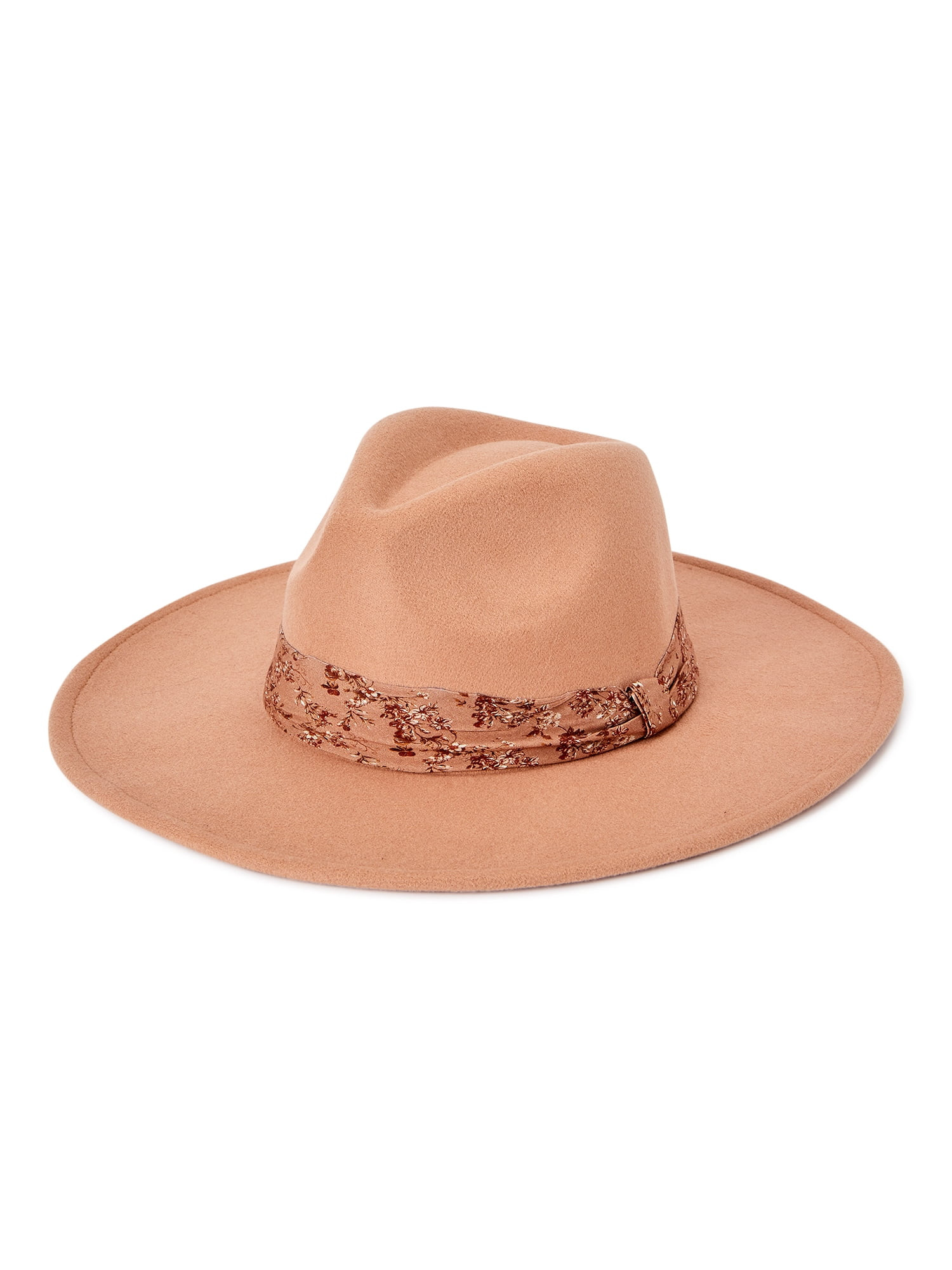 Time And Tru Women’s Printed Band Fedora | Walmart (US)