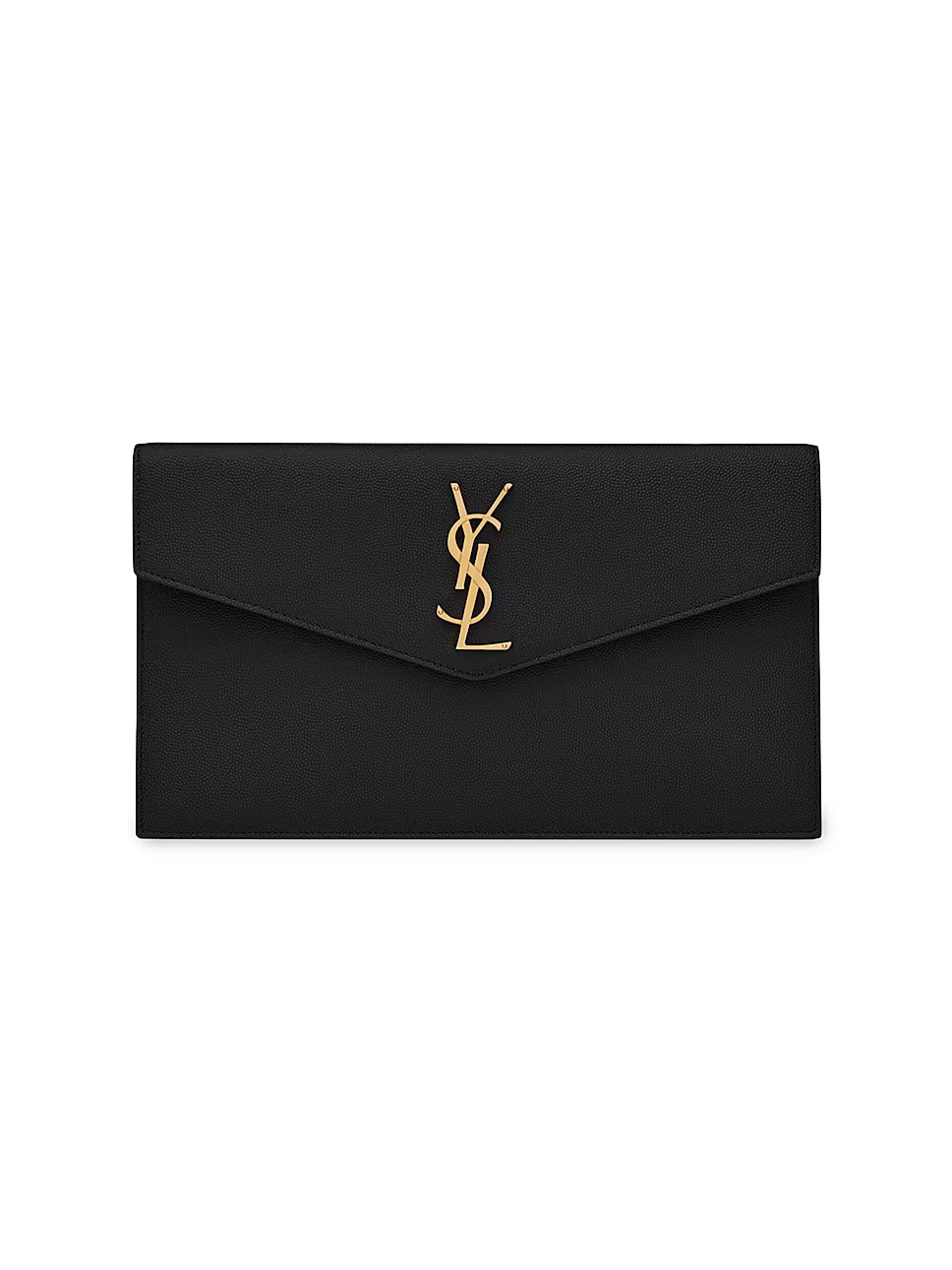 Medium Uptown Leather Clutch | Saks Fifth Avenue