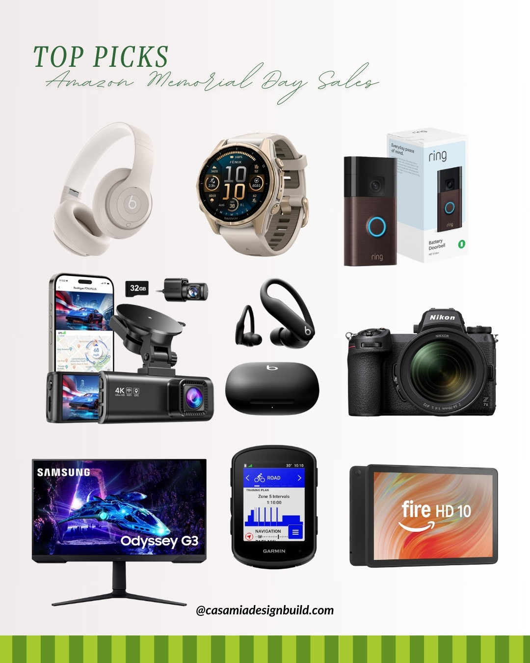 Memorial Day Deals on Electronics
Score big on headphones, watches, tablets, TVs & more, limited-time savings you won’t want to miss!  

 #LTKGiftGuide #LTKHome #LTKSaleAlert