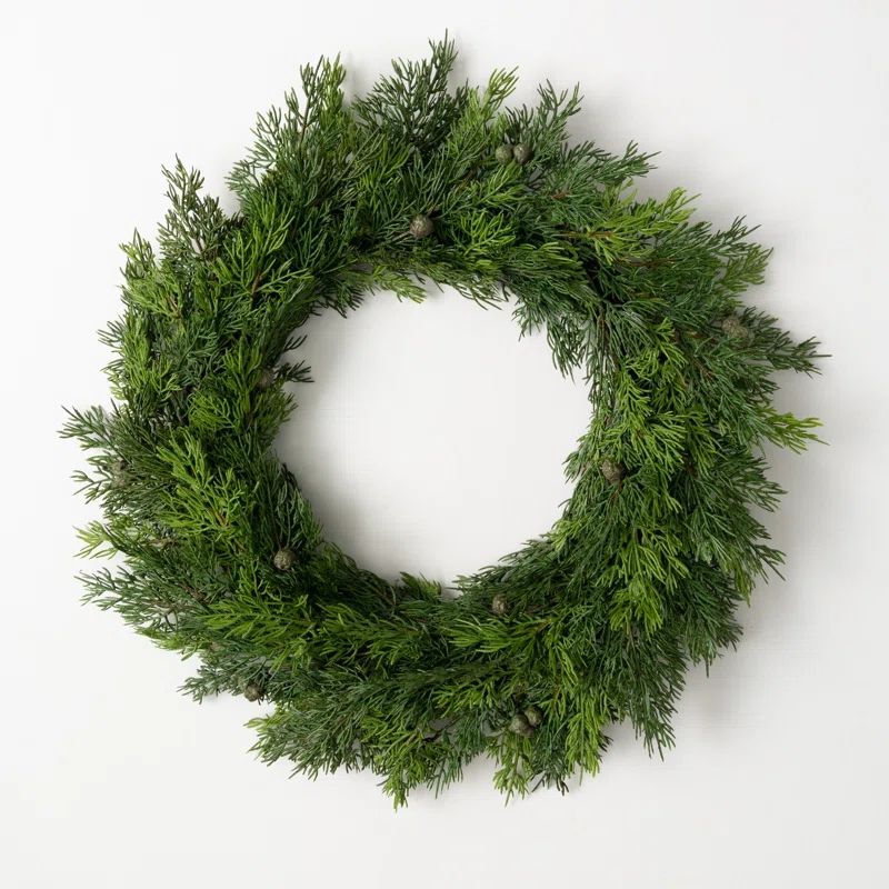 Faux Cypress 2.5'' Wreath | Wayfair North America